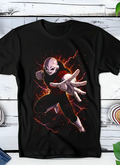 Zwart t-shirt met Halftone Dragon Ball print nummer 041