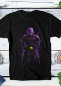 Zwart t-shirt met Halftone Dragon Ball print nummer 043
