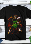Zwart t-shirt met Halftone Dragon Ball print nummer 045