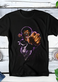 Zwart t-shirt met Halftone Dragon Ball print nummer 046
