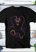 Zwart t-shirt met Halftone Dragon Ball print nummer 047