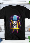 Zwart t-shirt met Halftone Dragon Ball print nummer 052