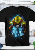 Zwart t-shirt met Halftone Dragon Ball print nummer 053