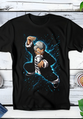 Zwart t-shirt met Halftone Dragon Ball print nummer 055