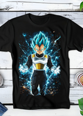 Zwart t-shirt met Halftone Dragon Ball print nummer 067