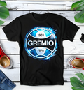 T-shirt noir à motif demi-teintes GREMIO