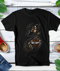 Camiseta negra semitono Dragon Ball 067