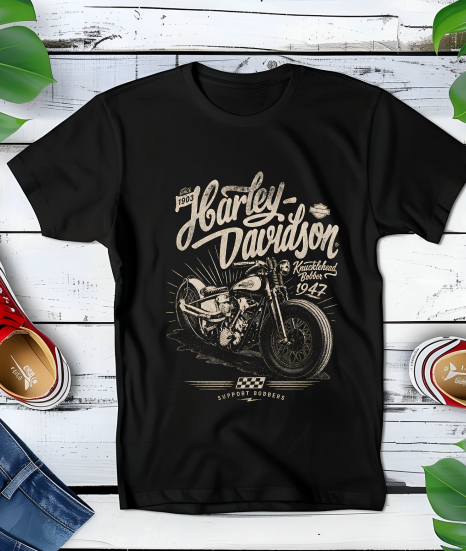 Black T-shirt HD014