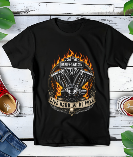 Black T-shirt HD025