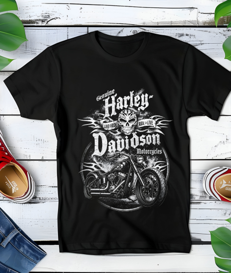 Black T-shirt HD028