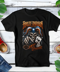 Zwart halftone Harley Davidson T-shirt HD046 - Myra Works
