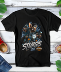 Zwart halftone Harley Davidson T-shirt HD047 - Myra Works