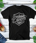 Zwart halftone Harley Davidson T-shirt HD049 - Myra Works