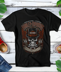 Zwart halftone Harley Davidson T-shirt HD056 - Myra Works
