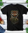 Zwart halftone Harley Davidson T-shirt HD058 - Myra Works