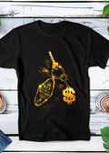 T-shirt noir en demi-teintes Old Money The Key to Success OM040