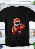 Zwarte t-shirt halftone  Old Money Formule ! courreur OM070