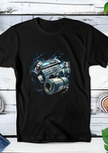 Zwarte t-shirt halftone  Old Money Money OM076