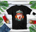 T-shirt noir à motif demi-teintes LIVERPOOL