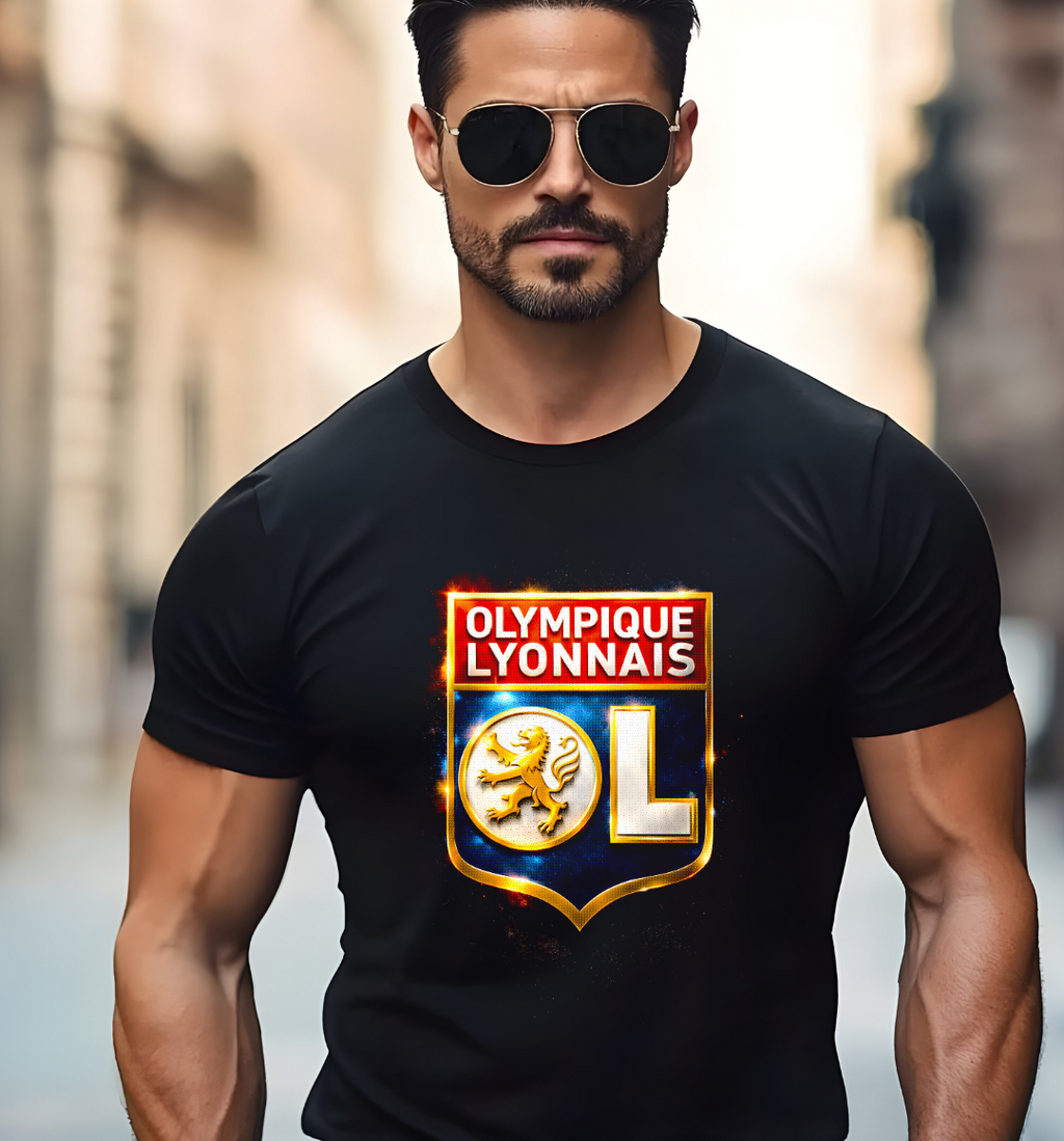 T-shirt en demi -teinte OLYMPIQUE LYON