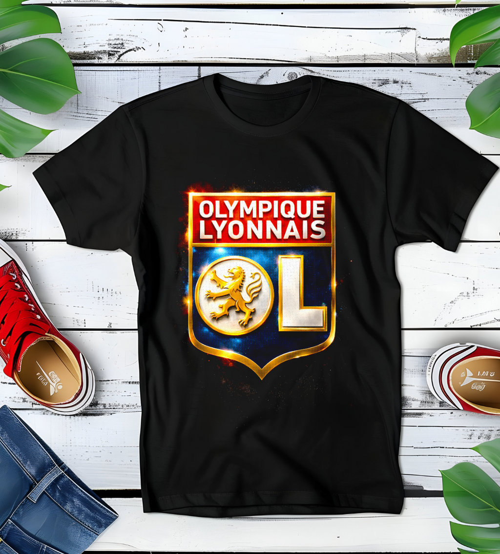 T-shirt en demi -teinte OLYMPIQUE LYON