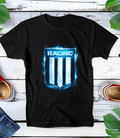 T-shirt noir à motif demi-teinte RACING CLUB DE AVELLANEDA