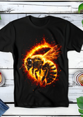 T-shirt en demi-teintes Abeille AS025